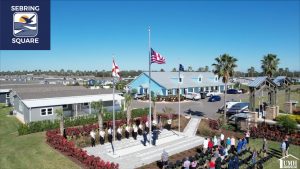 Sebring Square Flag Raising Ceremony