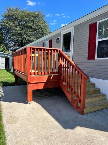 Front Entrance and Deck