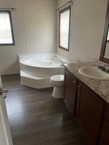 garden tub in master bath