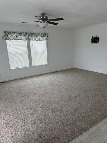 spacious living room