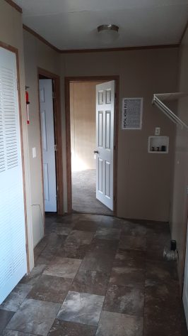 Hallway to 2nd bedroom and bath