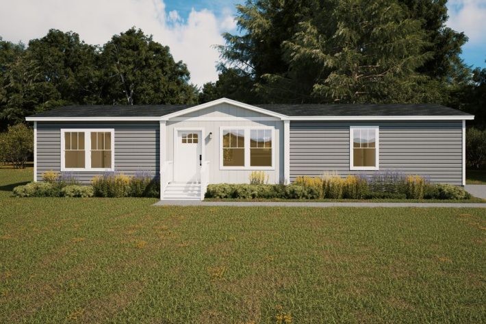 Manufacturer Rendering Front of Home