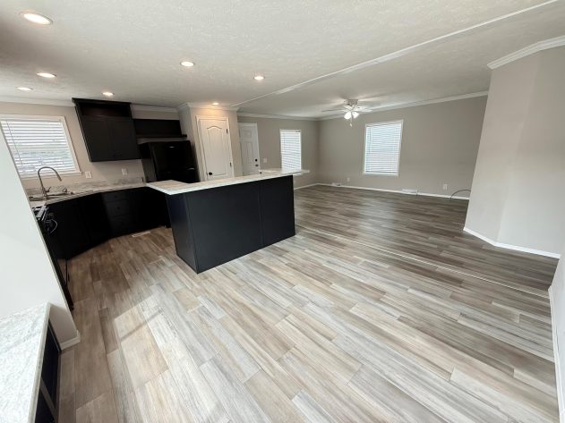 Dining/ kitchen/ living